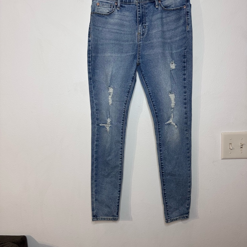 Denizen from Levi's Light Blue Distressed Skinny Jeans